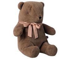 MAILEG BJØRN, TEDDY BJØRN I PLYS, MEDIUM, LYS BRUN